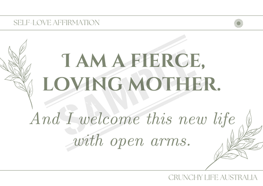 Homebirth Affirmation Cards – Printable PDF Download - $5.00