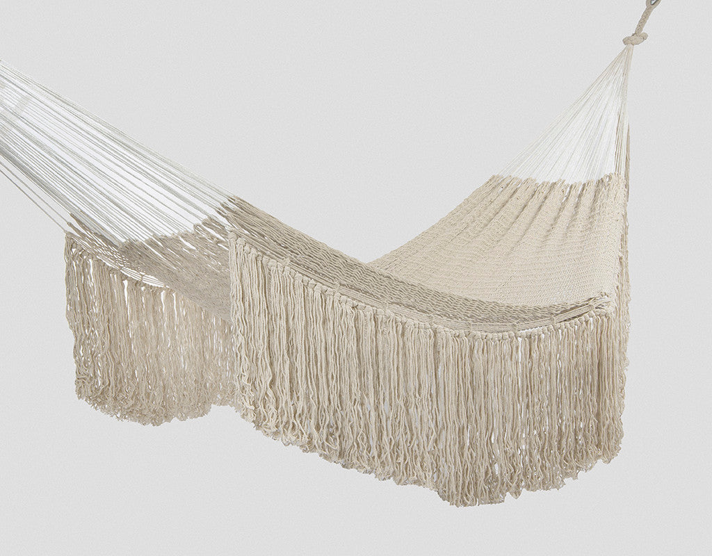 Ivory Cascade, hand woven rope Authentic Mexican Hammock - Sale price $277.95