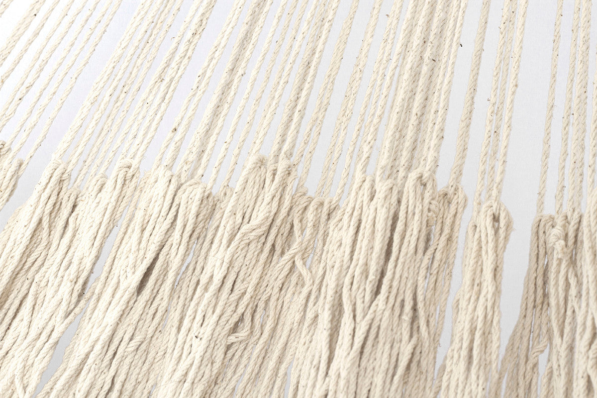 Ivory Cascade, hand woven rope Authentic Mexican Hammock - Sale price $277.95