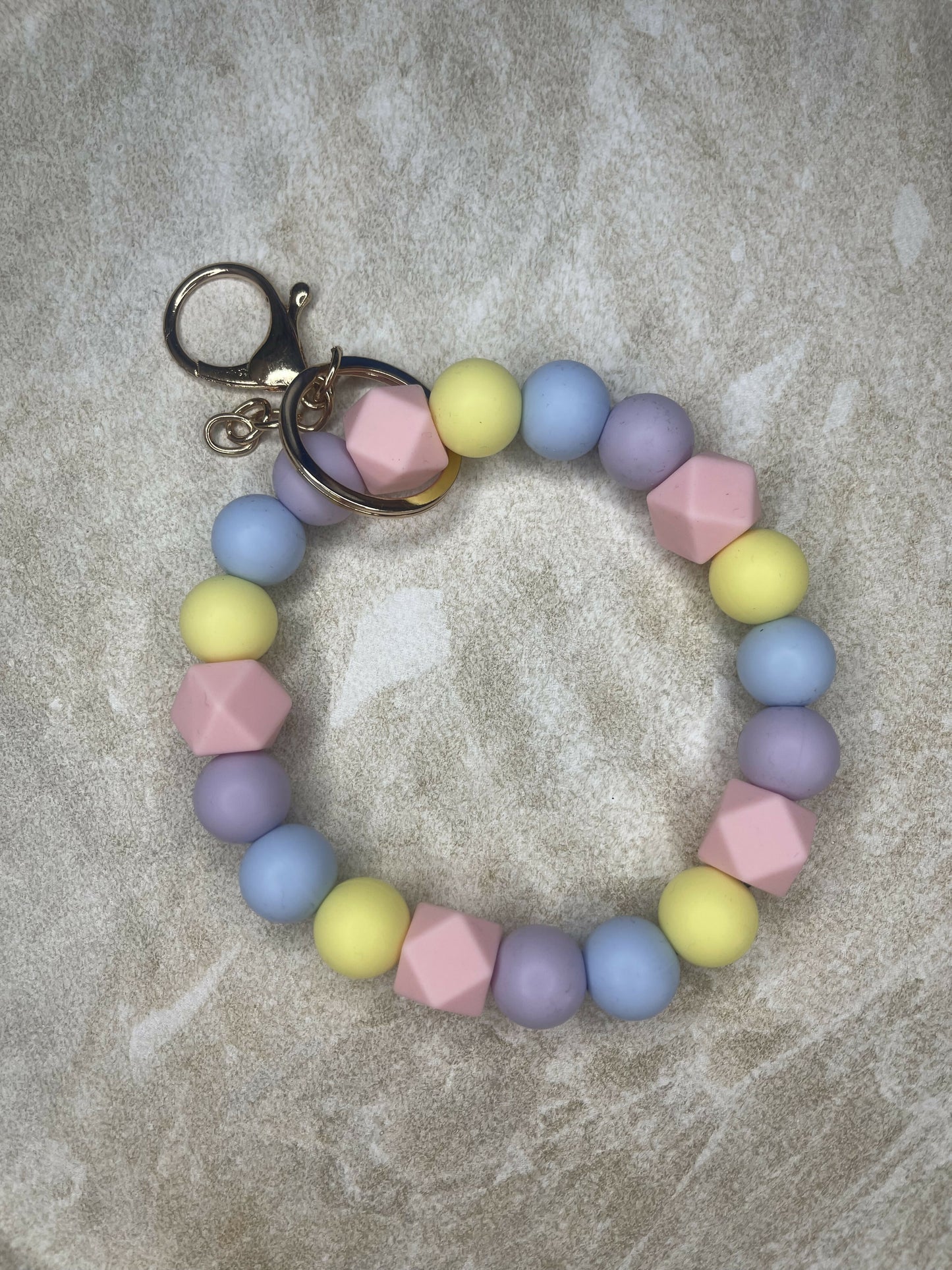 Pastel Wrist Keychain
