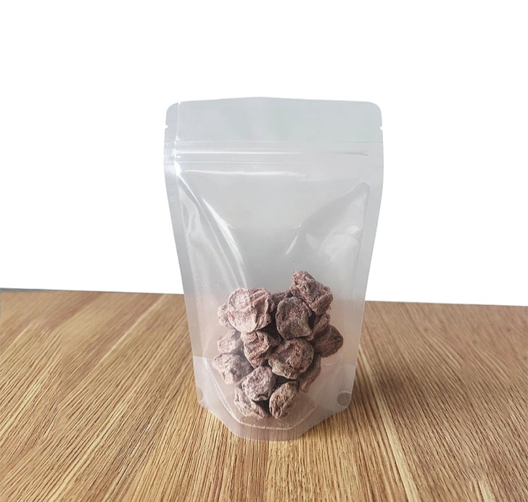 Single Material Recyclable Clear Stand Up Pouch with Zipper (10 pcs) – 250g (160×230+90mm) $2.50