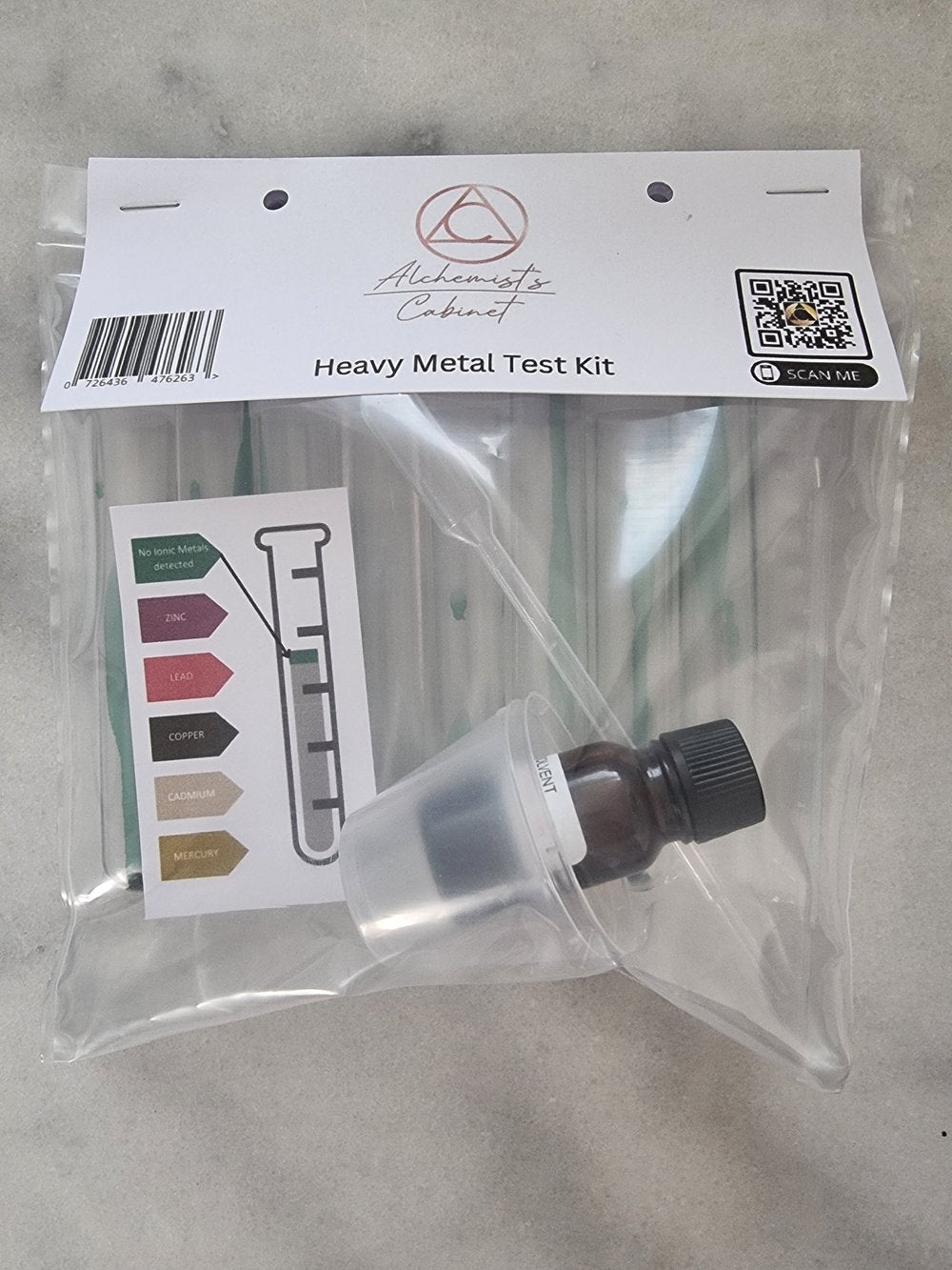 Heavy Metal Test Kit – At-Home Testing for Water & Personal Use - $37.50