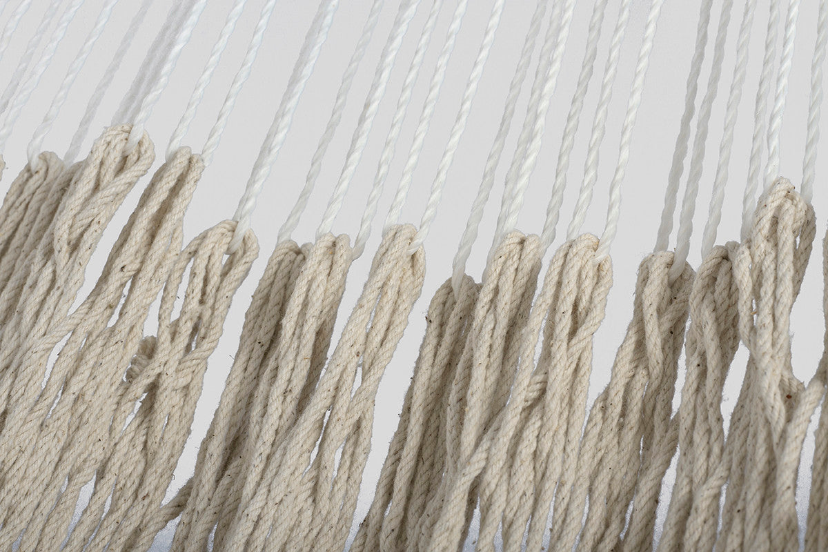 Ivory Cascade, hand woven rope Authentic Mexican Hammock - Sale price $277.95