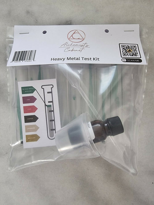 Heavy Metal Test Kit – At-Home Testing for Water & Personal Use - $37.50