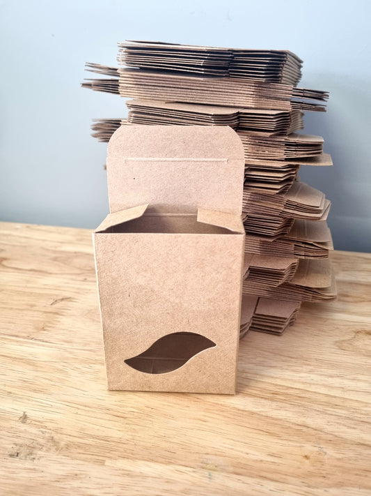 Kraft Leaf Soap Boxes – Limited Stock! From $0.40 each.